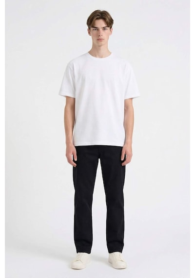Defacto Beli Bağcıklı Wide Leg Pantolon F6131ax25aubk27 Siyah