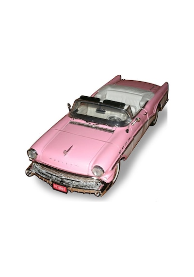 Model Araba Motormax 1957 Buıck Roadmaster Pembe 1/18