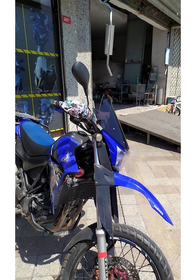 Yamaha Xt660R Xt 660R Uzun Ön Cam Koyu Füme Zeus 42cm 4mm