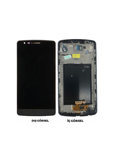 Teknonet Lg G3 Uyumlu Lcd+dokunmatik+çıtalı - Beyaz