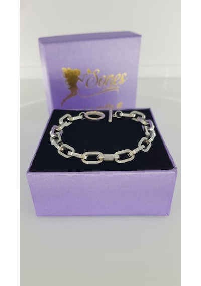 Gümüş Rengi Çelik Bileklik Sns403430 Gold