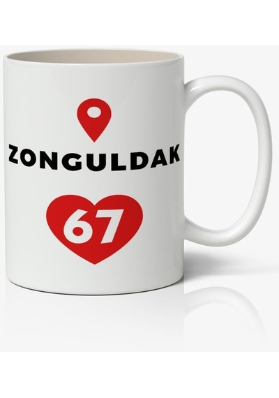 Zonguldak Baskılı Kupa Bardak Baskılı Kahve Kupa Bardak