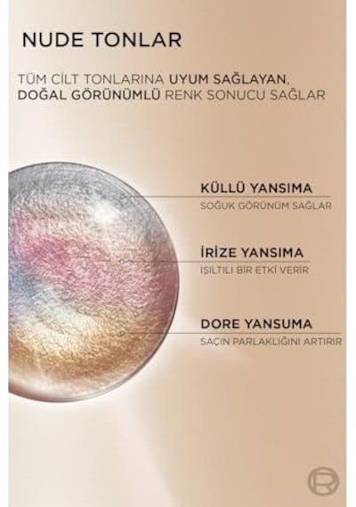 Creme Nude Renkler Saç Boyası - 3u Nude Koyu Kahve