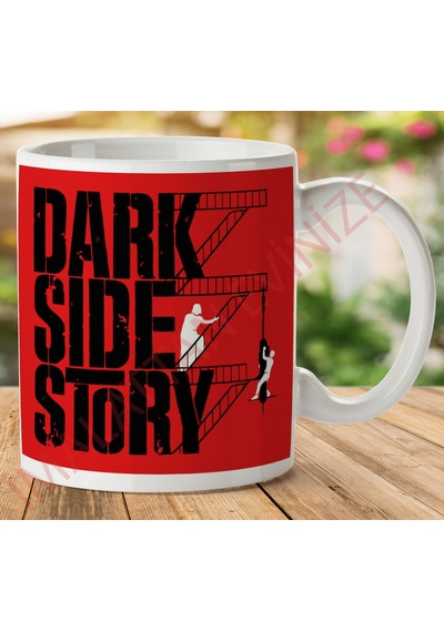 1-631 Star Wars Dark Side Story İki Tarafı Baskılı Kupa Bardak.jpg
