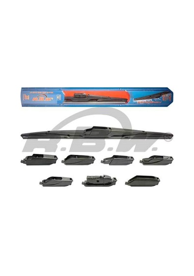 Rbw Silecek Süpürgesi 400 MM Pls Arka 7 Aparatlı N11.2030