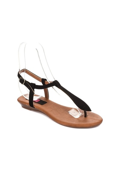 Fox Shoes Siyah Kadın Sandalet B548393502