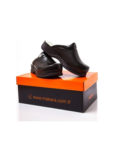 Makara Unisex Ortopedik Terlik Siyah