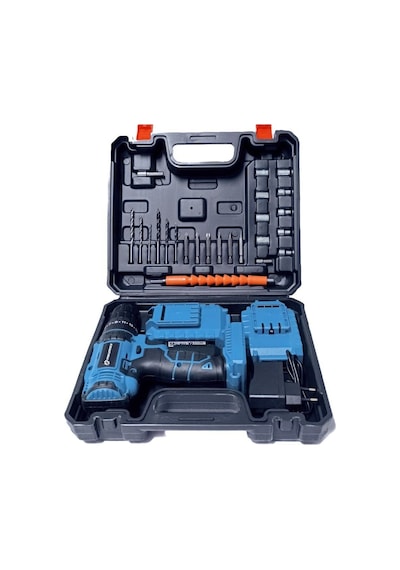 Prohummer Ph189 Ultra Akülü Darbeli Vidalama Matkap Seti Mavi