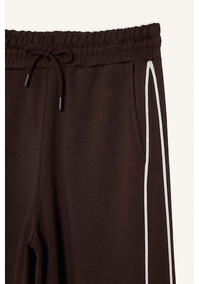 Defacto Straight Fit Cepli Düz Paça Eşofman Altı D6668ax25aubn192 Kahve-bn192
