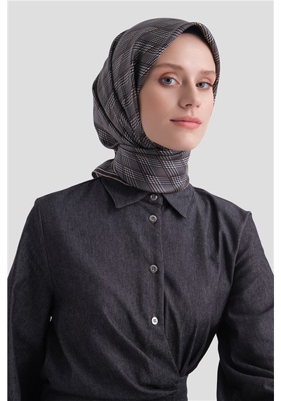 Armine Saf İpek Twill Eşarp 9626d 01 Yavruağzı