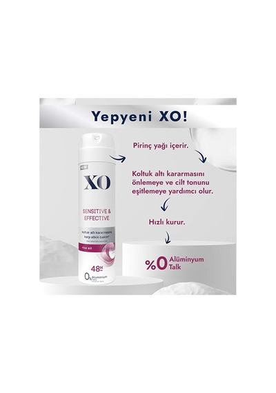 Lexroo Xo Deo Sensitive&effectiveive Women Kadın 150mlx12