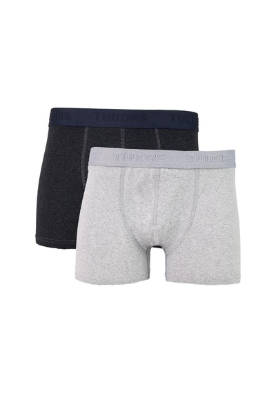 Tudors 26869 Erkek Boxer 2'li Antrasit - Gri