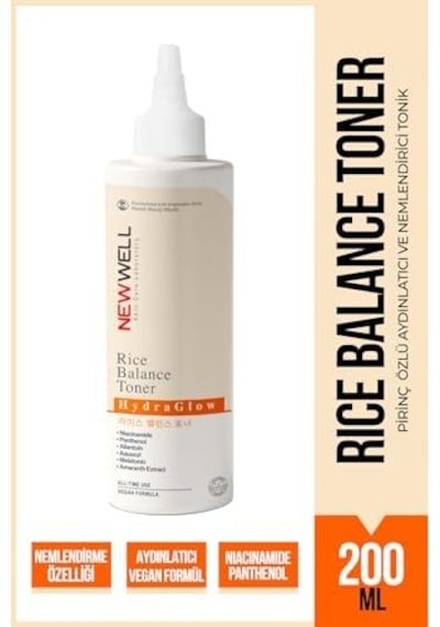 Rice Balance Toner Pirinç Özlü Nemlendirici Ve Aydınlatıcı Toner 200 Ml, T1213