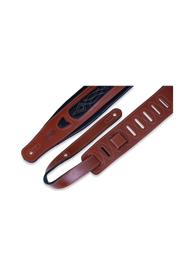 Levy's Leathers Pm31-wal Veg-tan Deri Gitar Kayışı, Ceviz
