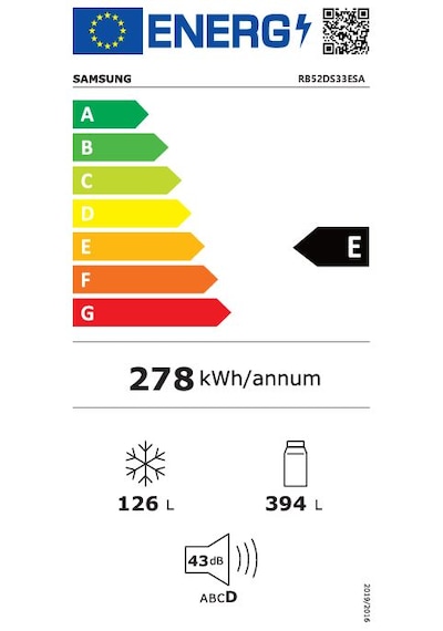Samsung RB52DS33ESA 520 LT Kombi Tipi Buzdolabı
