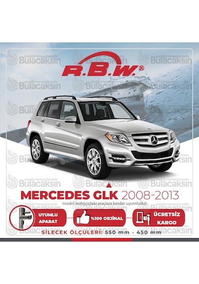 Rbw Mercedes Glk 2008 - 2013 Ön Muz Silecek Takımı