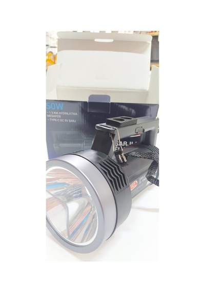 Ycl 1.5 Km Aydınlatma Mesafeli 50w Şarjlı El Feneri Yıs-220