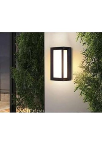 Bahçe Aydınlatması Led Işık 25cm 12w Gün Işığı 3000k Zita Ultra Bahçe Duvar Aplik Su Geçirmez