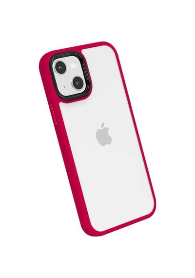 Apple Uyumlu iPhone 13 Kılıf Zore Cann Kapak Kırmızı