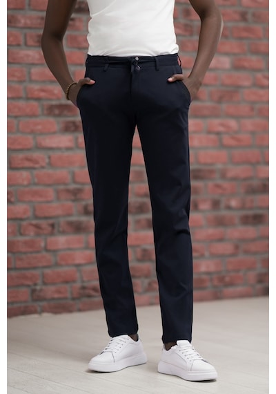 Paul Martin Regular Fit Likralı Penye Kumaş Beli İplikli Ve Lastikli Jogger Pantolon Lacivert Paul Martin Regular Fit Likralı Penye Kumaş Beli İplikli Ve Lastikli Jogger Pantolon Lacivert