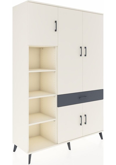 Hyperion Dolap 8 Raflı Tek Çekmeceli 5 Kapaklı 132x44x195 Aytaşı-aytaşı/antrasit Aytası/antrasıt Hyperion Dolap 8 Raflı Tek Çekmeceli 5 Kapaklı 132x44x195 Aytaşı-aytaşı/antrasit Aytası/antrasıt