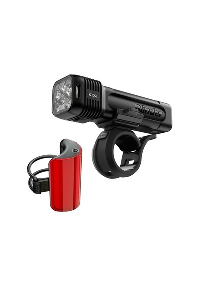 Knog Bld 1300 & Mid Cobber, Şarjlı Far Seti / Fst-413 Siyah