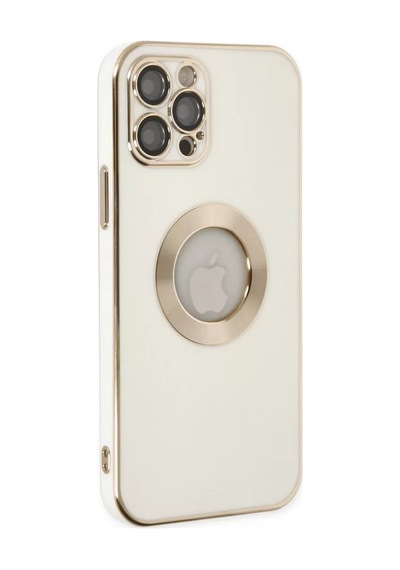 Newface Apple Apple iPhone Uyumlu. 12 Pro Max Kılıf Store Silikon - Beyaz