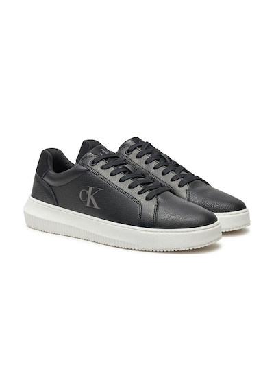 Calvin Klein Erkek Ck Chunky Cupsole Sneakers - Siyah Black/bright White