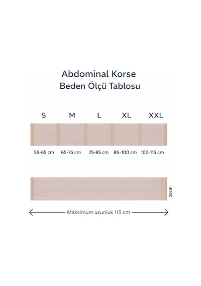 Beyaz Medikal Doğum Sonrası Özel Korse Abdominal Ayarlanabilir Cırtlı, Hava Alabilen Kumaş Bej