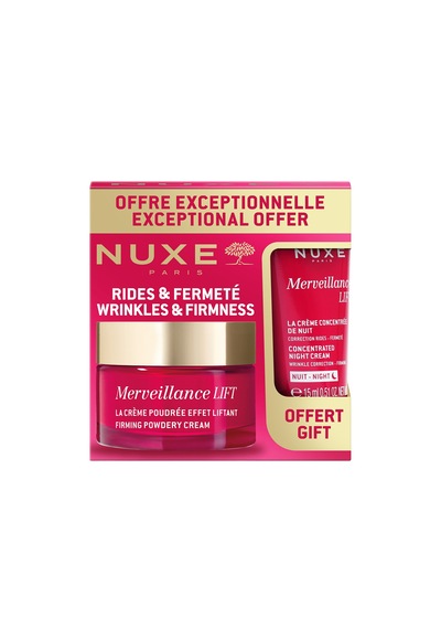 Nuxe Merveillance Lift Firming Powdery Cream 50ml + Merveillance Lift Concantreted Night Cream 15 Ml Sıkılaştırıcı Etkili Yaşlanma Karşıtı Bakım Seti