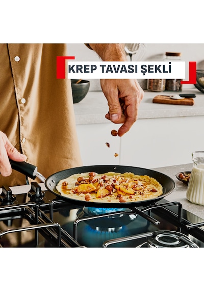 Tefal Experience Fusion Core 9x Krep Tava - 25 Cm 001 Siyah