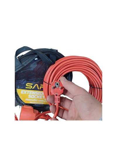 Klc 30 Metre Uzatma Kablosu 3x1.5 Mm Tekli Grup Fiş Priz Topraklı Kablolu Kapaklı Monofaze Ev Tipi T Turuncu 15 M Ve Üzeri Klc 30 Metre Uzatma Kablosu 3x1.5 Mm Tekli Grup Fiş Priz Topraklı Kablolu Kapaklı Monofaze Ev Tipi T Turuncu 15 M Ve Üzeri