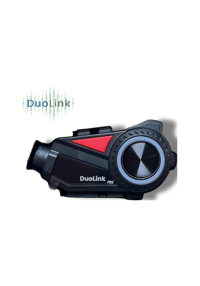 DuoLink X74 Pro İnterkom Motosiklet Kameralı 360° Modül 6 Kişi Bluetooth Kask Intercom Video Kayıt Kulaklık