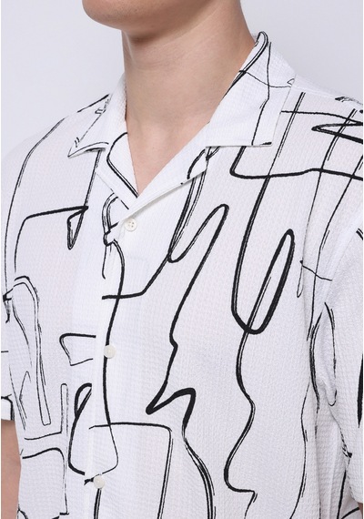 Colin's Colins Regular Fit Shirt Neck Baskılı Erkek Siyah Kısa Kol Gömlek Cl1074225 Q1.v2 Bpt Black Prınted Colin's Colins Regular Fit Shirt Neck Baskılı Erkek Siyah Kısa Kol Gömlek Cl1074225 Q1.v2 Bpt Black Prınted