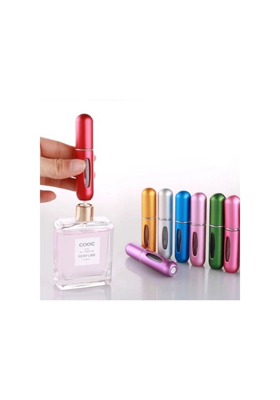 Tr Mukko Home X2 Adet Parfüm Şişesi Çanta Içi Mini Doldurulabilir Seyahat Cep Yedek Parfüm Şişesi 5 Ml