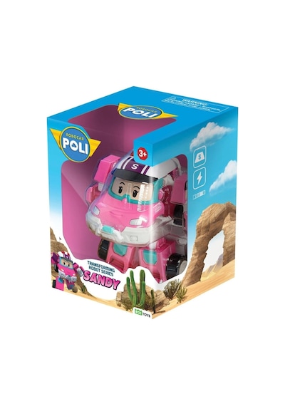 Nessiworld Polı Mrt-0657 Robocar Transforming Robot Figür Sandy