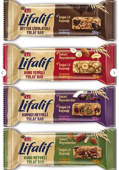 Lifalif Yulaf Bar Karma Paket 16 Lı