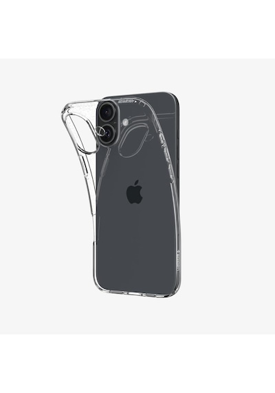 Spigen Apple Uyumlu iPhone 16 Plus İle Kılıf Crystal Flex Space Crystal Şeffaf