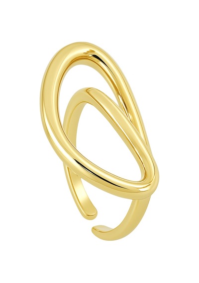 Çelik Ola Yüzük Ayarlanabilirdir Gold