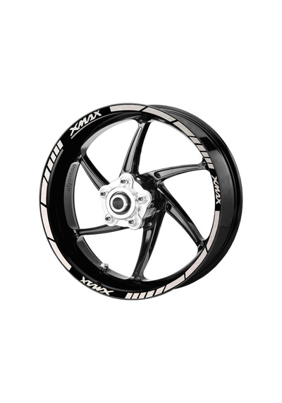 Deeb Yamaha X-Max Jant Şeridi Beyaz Beyaz Model X
