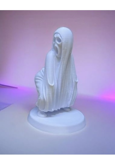 Housetrend Dekoratif Sevimli Şakacı Biblo Twerk Yapan Hayalet Dekoratif Figür, Modern Tasarım, Mini Masa Süsü, Beyaz, Ofis Ve Ev Dekorasyon Hediye