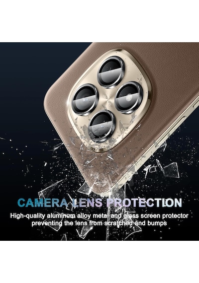 Xiaomi Redmi Note 15 Pro 5g & Note 15 Pro+ Plus Uyumlu Kamera Koruma Lens Koruyucu Temperli Cam Uygulama Aparatlı Kırılmaz Camı