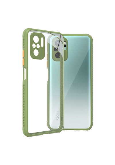 Redmi Note 10s Kılıf Klfs Kaff Kapak - Kırmızı Kirmizi