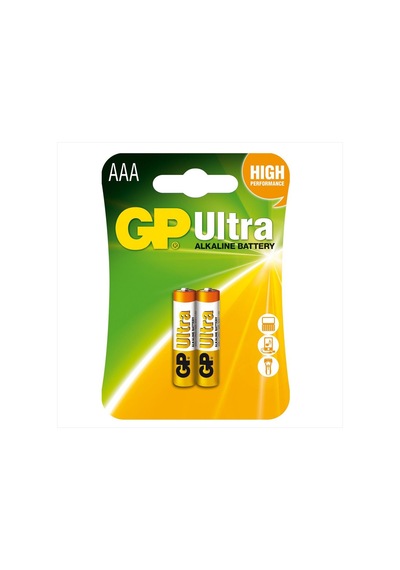 Gp Ultra Alkalin Aaa İnce Kalem Pil 2li