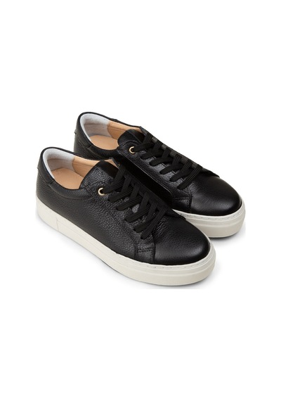 Deery Kadın Hakiki Deri Siyah Sneaker Ayakkabı - R2571zsyhc01