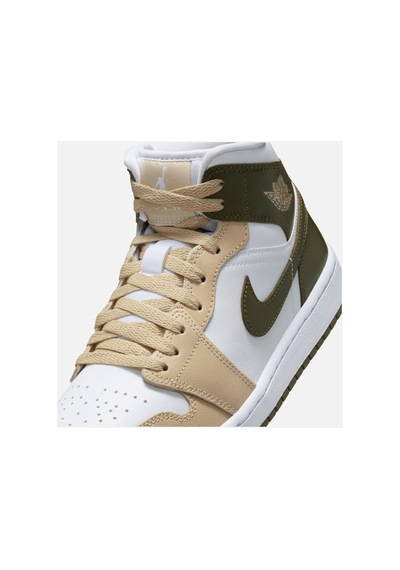 Nike Aır Jordan 1 Mıd Kadın Ayakkabı Bq6472-120 Çok Renkli Çok Renkli