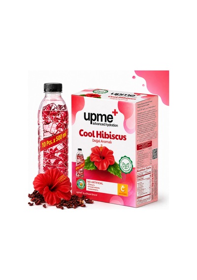 Cool Hibiscus Hibiskus Aromalı İçecek Tozu 10'lu Paket Vitamin C Stevia Doğal Aroma Diğer