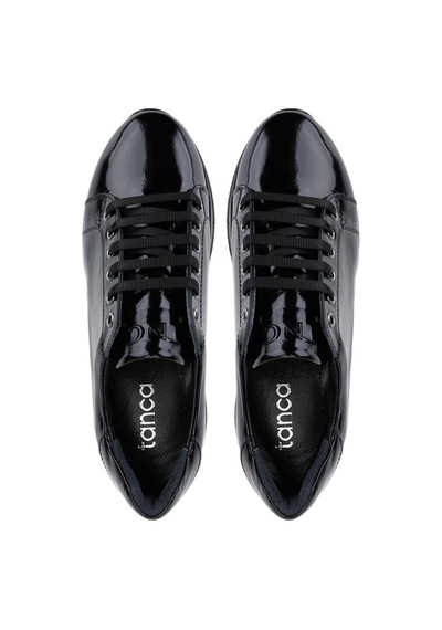 Tamer Tanca Kadın Hakiki Deri Siyah Rugan Sneakers & Spor Ayakkabı 322 2514502 Bn Ayk Sk25-26 Sıyah Krsk Rgn Siyah