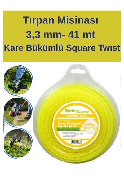Misina 3,3 Mm Kare Bükümlü-square Twist 54mt
