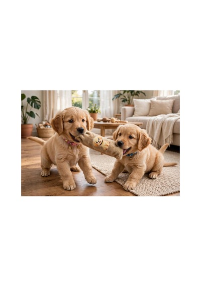 Kedi Köpek Hışırtılı Sesli Oyuncak Kadife Evcil Hayvan Oyun Oyuncağı Bej